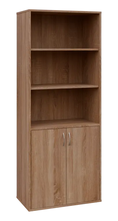 OV 5 - 8DN3 kancelářská skříň, 2-dveřová/nika, 1800x800x400, dub bardolino