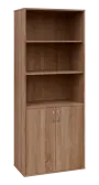 OV 5 - 8DN3 kancelářská skříň, 2-dveřová/nika, 1800x800x400, dub bardolino