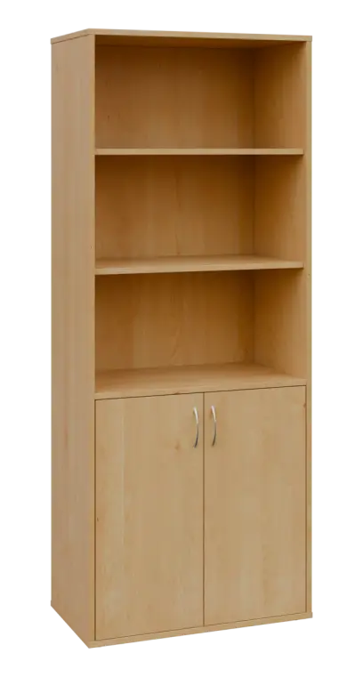 OV 5 - 8DN3 kancelářská skříň, 2-dveřová/nika, 1800x800x400, javor horský