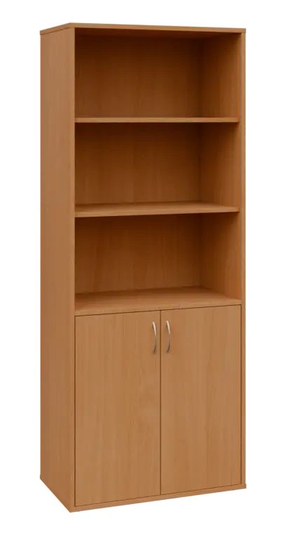 OV 5 - 8DN3 kancelářská skříň, 2-dveřová/nika, 1800x800x400, buk royal