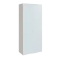 N 5 - 84ZD skříň vysoká 2-dveřová/zásuvky lamino - bílá
