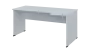 TR 6 - 164 stůl kancelářský, rohový, pravý, dřevěná podnož, deska 18 mm, široký 1600 mm, bílá