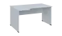 TR 8 - 144 stůl kancelářský, rohový, levý, dřevěná podnož, deska 18 mm, široký 1400 mm, bílá
