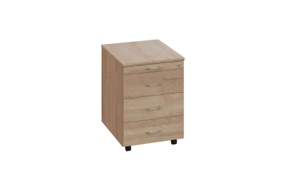 EKC 2 - 01  kontejner pojízd., deska 25 mm, c.zám. lamino - dub bardolino