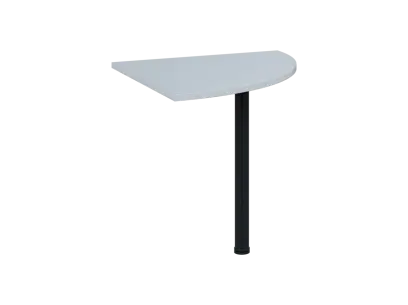 OS 28 - 8 deska spojovací, kovová podnož černá, síla desky 25 mm, široká 800 mm, bílá