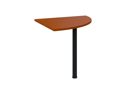 OS 28 - 8 deska spojovací, kovová podnož černá, síla desky 25 mm, široká 800 mm, třešeň šumavská