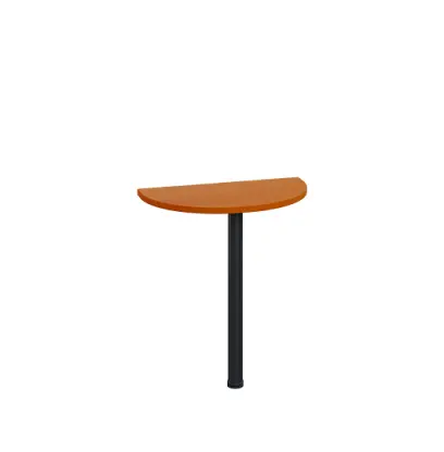 LJD 2 - 70 přístavba jednací, kovová podnož černá, síla desky 25 mm, široká 700 mm, třešeň šumavská