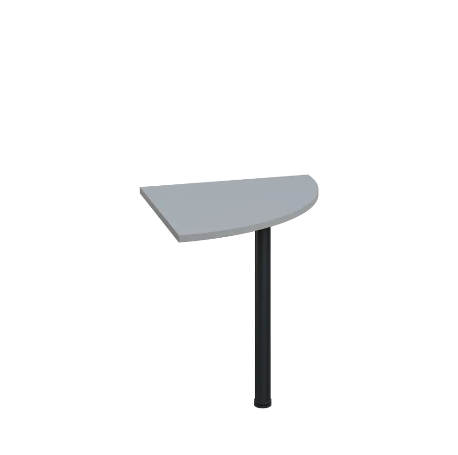 LS 27 - 7 deska spojovací, kovová podnož černá, síla desky 25 mm, široká 700 mm, šedá