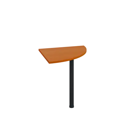 LS 27 - 7 deska spojovací, kovová podnož černá, síla desky 25 mm, široká 700 mm, třešeň šumavská