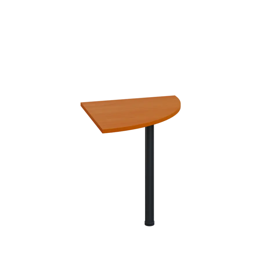 LS 27 - 7 deska spojovací, kovová podnož černá, síla desky 25 mm, široká 700 mm, třešeň šumavská
