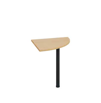 LS 27 - 7 deska spojovací, kovová podnož černá, síla desky 25 mm, široká 700 mm, javor horský