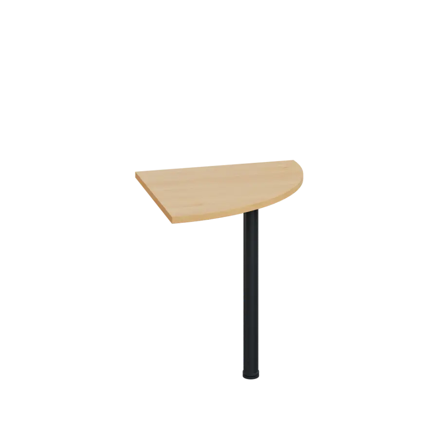 LS 27 - 7 deska spojovací, kovová podnož černá, síla desky 25 mm, široká 700 mm, javor horský