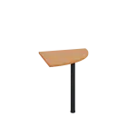 LS 27 - 7 deska spojovací, kovová podnož černá, síla desky 25 mm, široká 700 mm, buk Royal