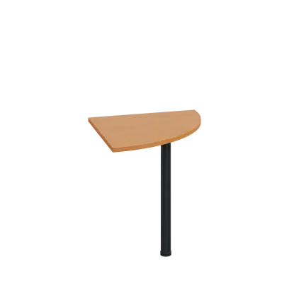 LS 27 - 7 deska spojovací, kovová podnož černá, síla desky 25 mm, široká 700 mm, buk Royal