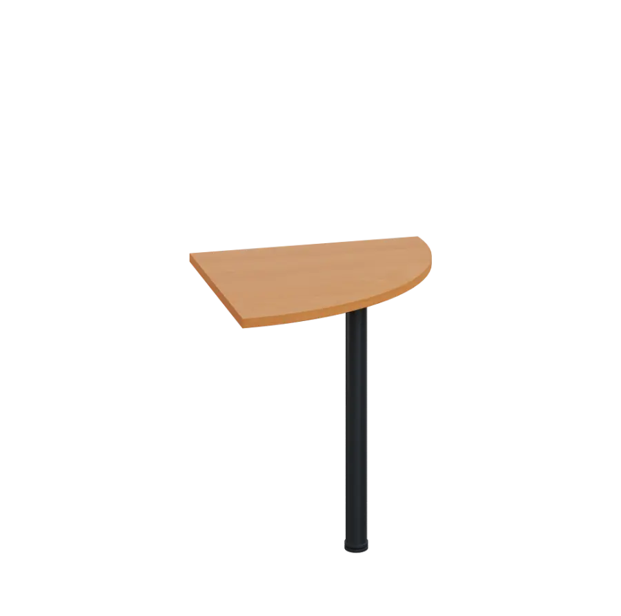 LS 27 - 7 deska spojovací, kovová podnož černá, síla desky 25 mm, široká 700 mm, buk Royal