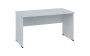 OPL 27 - 14 stůl kancelářský, dřevěná podnož, deska 25 mm, široký 1400 mm, bílá