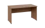 OPL 27 - 14 stůl kancelářský, dřevěná podnož, deska 25 mm, široký 1400 mm, dub bardolino