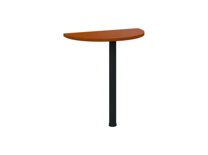OJD 2 - 70 přístavba jednací, kovová podnož černá, síla desky 25 mm, široká 700 mm, třešeň šumavská
