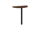 OJD 2 - 70 přístavba jednací, kovová podnož černá, síla desky 25 mm, široká 700 mm, ořech královský