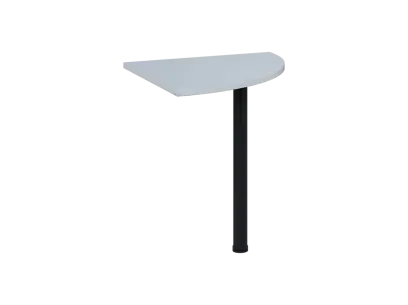 OS 27 - 7 deska spojovací, kovová podnož černá, síla desky 25 mm, široká 700 mm, bílá
