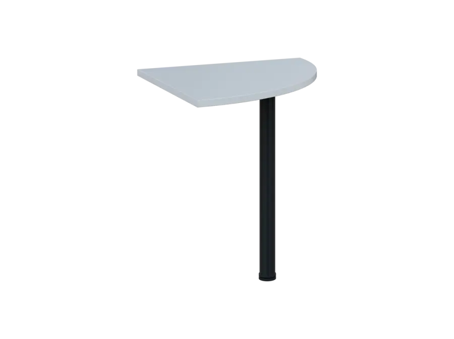 OS 27 - 7 deska spojovací, kovová podnož černá, síla desky 25 mm, široká 700 mm, bílá