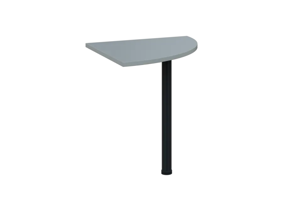 OS 27 - 7 deska spojovací, kovová podnož černá, síla desky 25 mm, široká 700 mm, šedá