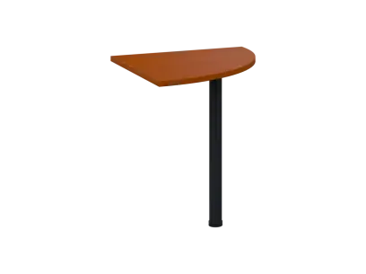 OS 27 - 7 deska spojovací, kovová podnož černá, síla desky 25 mm, široká 700 mm, třešeň šumavská