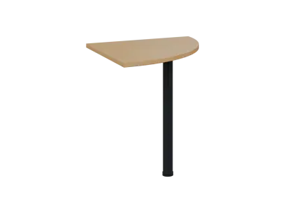 OS 27 - 7 deska spojovací, kovová podnož černá, síla desky 25 mm, široká 700 mm, javor horský