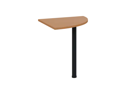 OS 27 - 7 deska spojovací, kovová podnož černá, síla desky 25 mm, široká 700 mm, buk royal