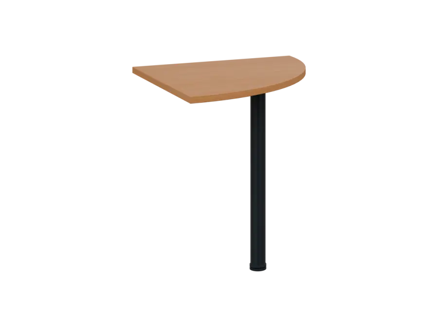 OS 27 - 7 deska spojovací, kovová podnož černá, síla desky 25 mm, široká 700 mm, buk royal