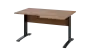 ORK 28 - 146 stůl kancelářský, rohový, pravý, kovová podnož černá, deska 25 mm, široký 1400 mm, dub bardolino