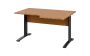 ORK 28 - 146 stůl kancelářský, rohový, pravý, kovová podnož černá, deska 25 mm, široký 1400 mm, buk royal