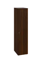 EST 5 - 42 skříň 1-dveřová, úzká,tyč, pravá lamino - ořech královský