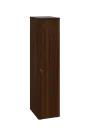EST 5 - 42 skříň 1-dveřová, úzká,tyč, pravá lamino - ořech královský