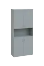 EN 5 - 84DN skříň 4-dvéřová/nika lamino - šedá