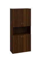 EN 5 - 84DN skříň 4-dvéřová/nika lamino - ořech královský