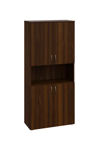 EN 5 - 84DN skříň 4-dvéřová/nika lamino - ořech královský