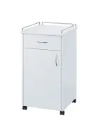 NSL - 14 KO stolek noční k lůžku, levostranný lamino - bílá