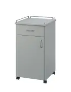 NSL - 14 KO stolek noční k lůžku, levostranný lamino - šedá