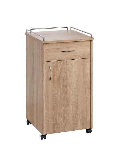 NSL - 14 KO stolek noční k lůžku, pravostranný lamino - dub bardolino