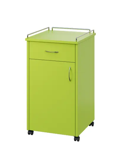 NSL - 14 KO stolek noční k lůžku, levostranný, lamino - jarní zeleň