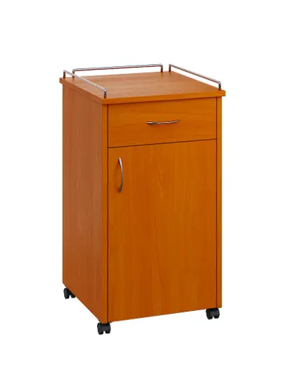 NSL - 14 KO stolek noční k lůžku, pravostranný, lamino - třešeň šumavská