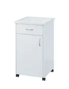 NSL - 14 PV stolek noční k lůžku, levostranný lamino - bílá