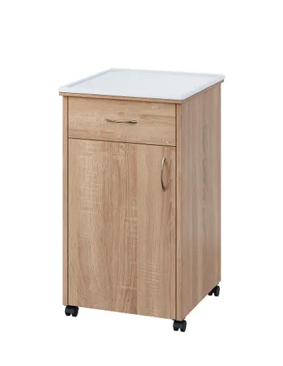 NSL - 14 PV stolek noční k lůžku, levostranný lamino - dub bardolino