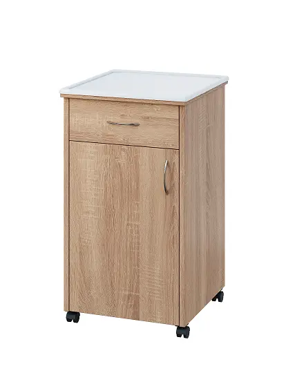 NSL - 14 PV stolek noční k lůžku, levostranný lamino - dub bardolino