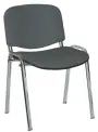 ALTAMIRA židle konferenční, kostra chrom, látka SUE 24 tmavě šedá