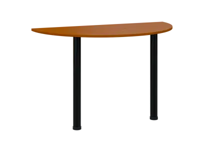 TJC - 120 přístavba jednací, kovová podnož černá, síla desky 18 mm, široká 1200 mm, třešeň šumavská