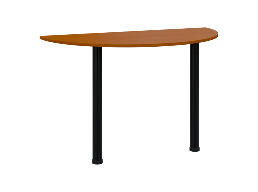 TJC - 120 přístavba jednací, kovová podnož černá, síla desky 18 mm, široká 1200 mm, třešeň šumavská