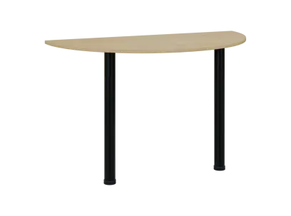 TJC - 120 přístavba jednací, kovová podnož černá, síla desky 18 mm, široká 1200 mm, javor horský