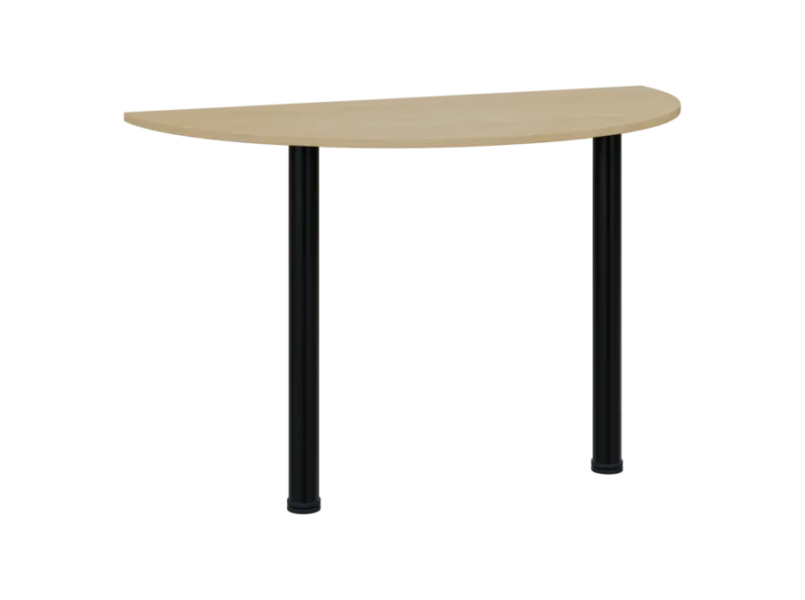 TJC - 120 přístavba jednací, kovová podnož černá, síla desky 18 mm, široká 1200 mm, javor horský